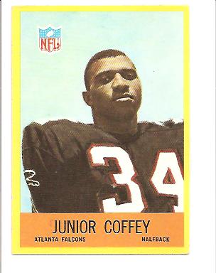 1967 Philadelphia #2 Junior Coffey RC