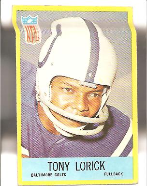 1967 Philadelphia #18 Tony Lorick