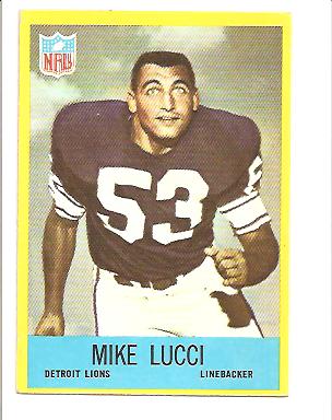 1967 Philadelphia #67 Mike Lucci RC