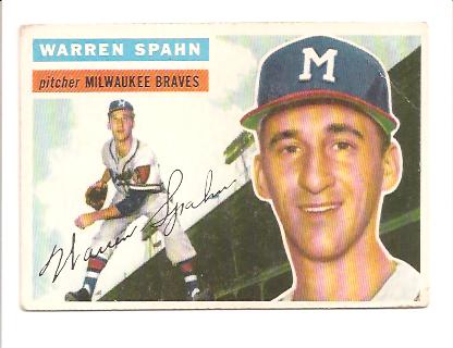 1956 Topps #10 Warren Spahn