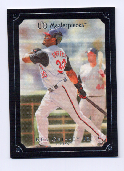 2007 UD Masterpieces Black Linen #29 Ken Griffey Jr.