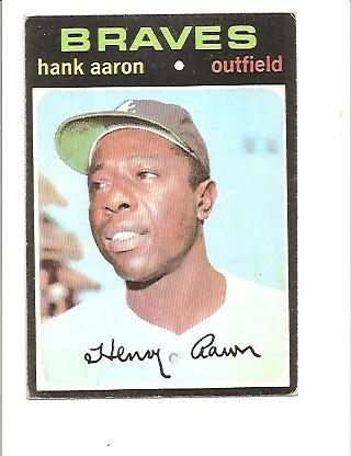 1971 Topps #400 Hank Aaron