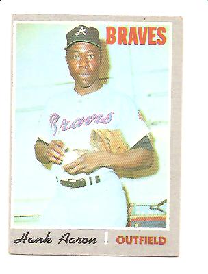 1970 Topps #500 Hank Aaron