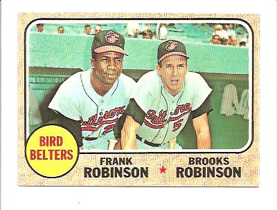 1968 Topps #530 Bird Belters/Brooks Robinson/Frank Robinson