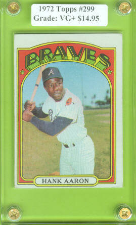 1972 Topps #299 Hank Aaron