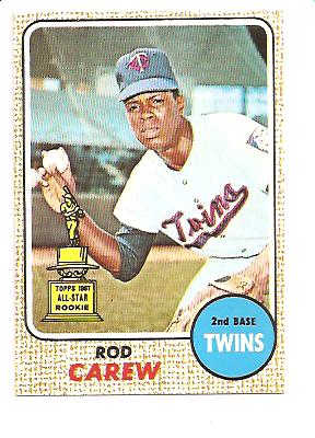 1968 Topps #80 Rod Carew