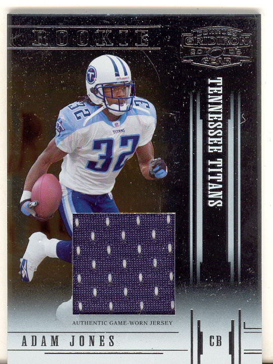 2005 Donruss Gridiron Gear Jerseys #106 Adam Jones