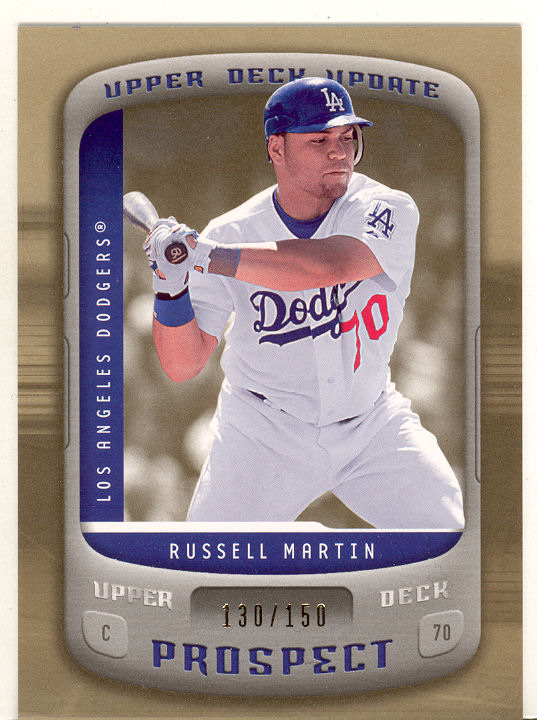 2005 Upper Deck Update Gold #159 Russell Martin PR