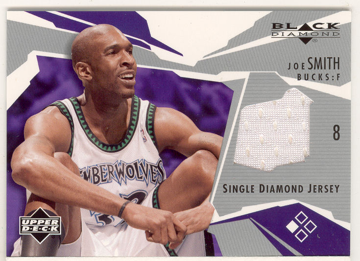 2003-04 Black Diamond Jerseys #BDSM Joe Smith
