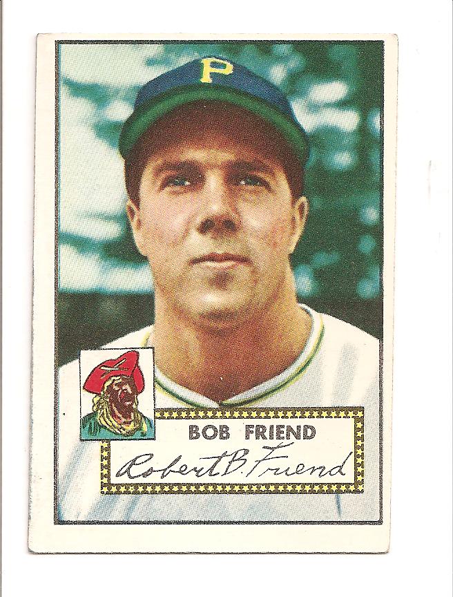 1952 Topps #233 Bob Friend RC