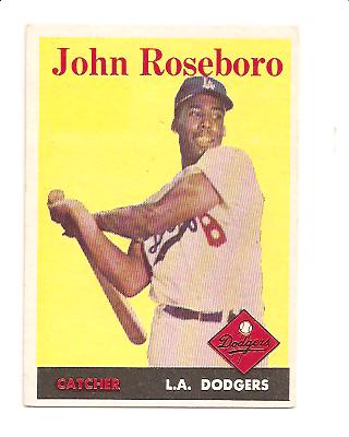 1958 Topps #42 John Roseboro RC