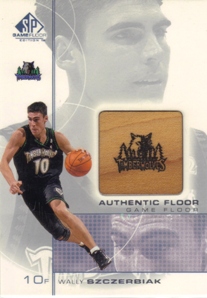 2000-01 SP Game Floor Authentic Floor #WS Wally Szczerbiak