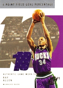 2002-03 Topps Ten Relic Parallel #80 Ray Allen/1500