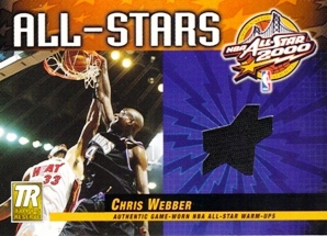 2000-01 Topps Reserve Game Jerseys #TAS21 Chris Webber A