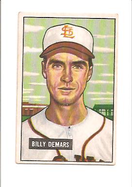 1951 Bowman #43 Billy DeMars