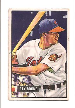 1951 Bowman #54 Ray Boone RC