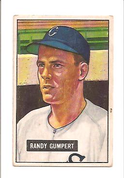 1951 Bowman #59 Randy Gumpert