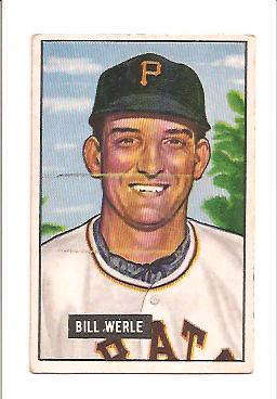 1951 Bowman #64 Bill Werle