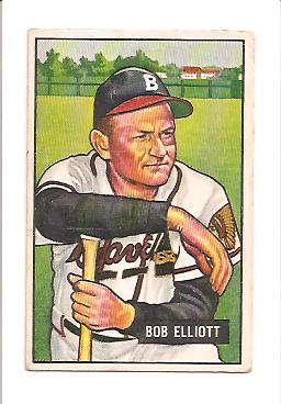 1951 Bowman #66 Bob Elliott