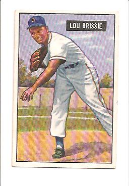 1951 Bowman #155 Lou Brissie