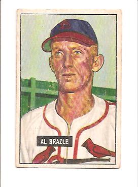 1951 Bowman #157 Al Brazle