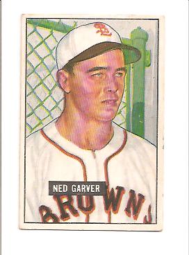 1951 Bowman #172 Ned Garver