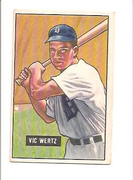 1951 Bowman #176 Vic Wertz