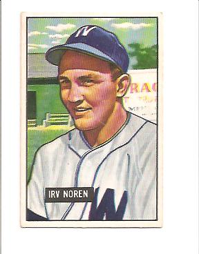 1951 Bowman #241 Irv Noren