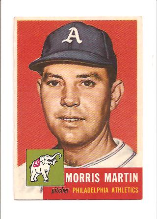 1953 Topps #227 Morrie Martin