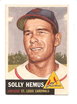 1953 Topps #231 Solly Hemus DP