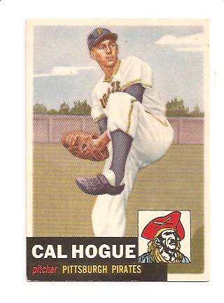 1953 Topps #238 Cal Hogue DP RC