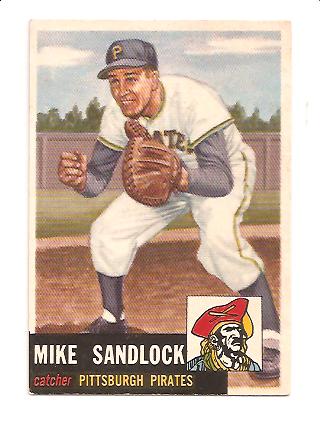 1953 Topps #247 Mike Sandlock DP RC