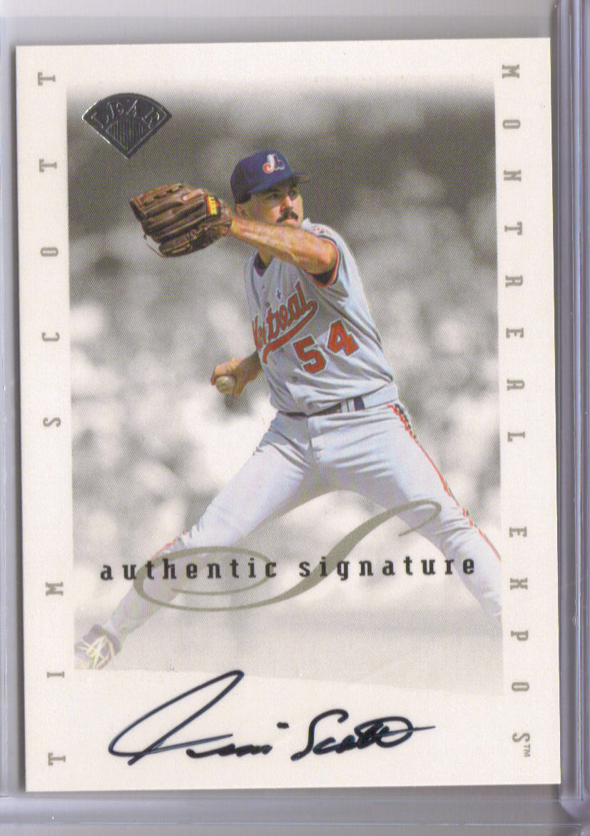 1996 Leaf Signature Extended Autographs #178 Tim Scott front image