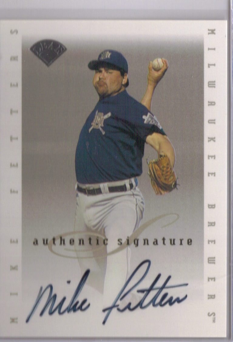 1996 Leaf Signature Extended Autographs #51 Mike Fetters front image