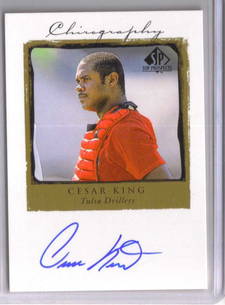 1999 SP Top Prospects Chirography #CK Cesar King front image