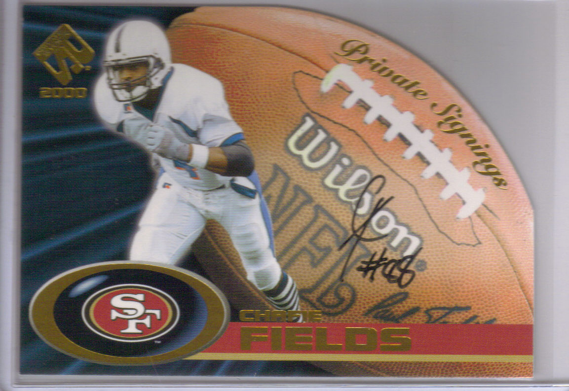 2000 Private Stock Private Signings #31 Chafie Fields front image