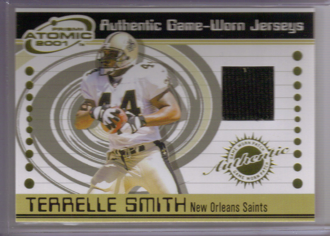 2001 Pacific Prism Atomic Jerseys #50 Terrelle Smith front image