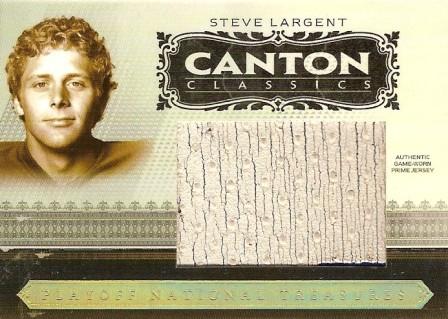 2006 Playoff National Treasures Canton Classics Materials Jumbo Jerseys Prime #58 Steve Largent