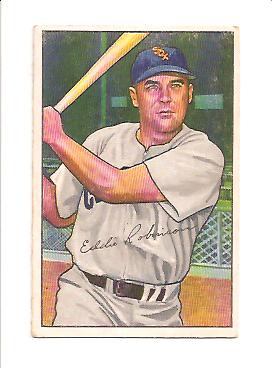 1952 Bowman #77 Eddie Robinson