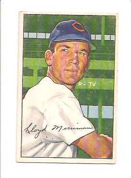 1952 Bowman #78 Lloyd Merriman