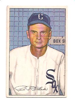 1952 Bowman #93 Paul Richards MG