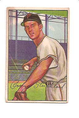 1952 Bowman #207 George Strickland RC