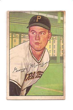 1952 Bowman #243 George Munger