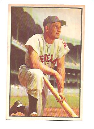 1953 Bowman Color #8 Al Rosen