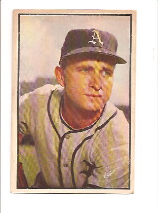 1953 Bowman Color #11 Bobby Shantz