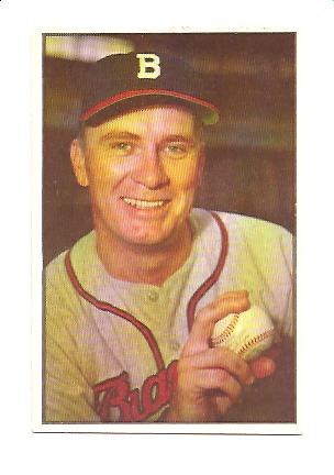 1953 Bowman Color #37 Jim Wilson