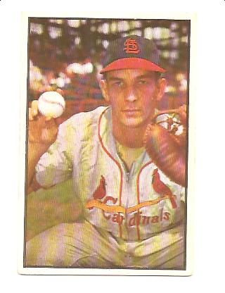 1953 Bowman Color #53 Del Rice