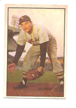 1953 Bowman Color #54 Chico Carrasquel