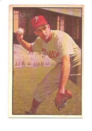 1953 Bowman Color #60 Granny Hamner