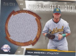 2006 Sweet Spot Super Sweet Swatch #NS Nick Swisher Jsy/299